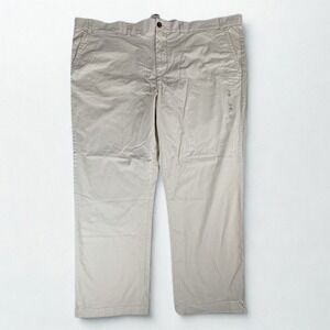 Tommy Hilfiger Chino Trousers Mens 54x32 Light Khaki TH Flex Stretch Pants NWT